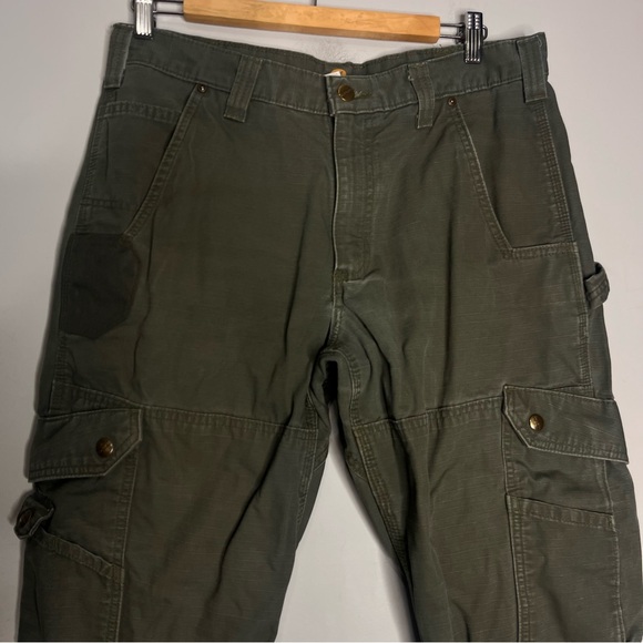 Carhartt Relaxed Straight Ripstop Double-Front Cargo Utility Pants, 32x32 - Picture 3 of 11